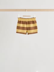 Blau/Rostbraun Streifen - Sweatshirt und Shorts 4 -teiliges Babyset (0Monate–2Jahre) - Bild 9 von 16