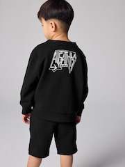 smALLSAINTS Motive Jacket T-Shirt and Shorts 3 Piece Set - صورة 3 من 15