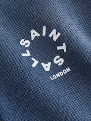 smALLSAINTS Tierra Waffle Polo Shirt and Shorts Set - Imaginea 5 din 9