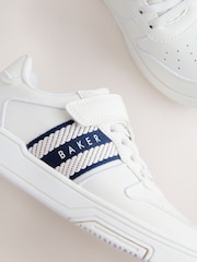 Baker by Ted Baker Branded Tape Chunky White Trainers - Image 4 of 5