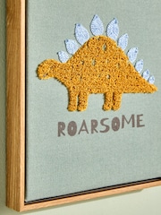 Jojo Maman Bébé Set of 3 Dinosaur Embroidered Wall Art - Image 2 of 4