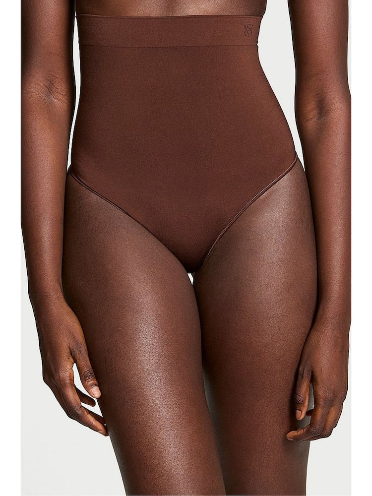 Victoria's Secret Ganache Nude Seamless Shaping High Waist Knickers - Image 1 of 4