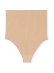 Victoria's Secret Praline Nude Seamless Shaping High Waist Knickers - Image 3 of 3
