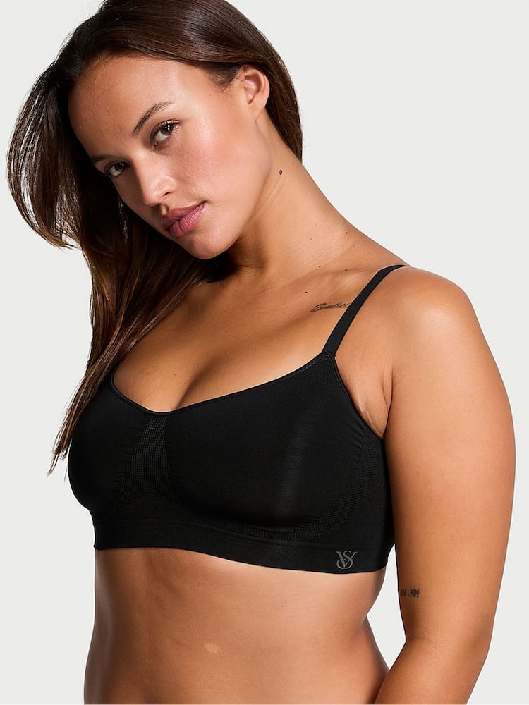 Victoria's Secret Black Seamless Shaping™ Bralette - Image 1 of 4 Victoria's Secret Black Seamless Shaping™ Bralette - Image 1 of 4