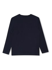 BOSS Logo Crew Neck Long Sleeve Sweatshirt - Imaginea 2 din 3