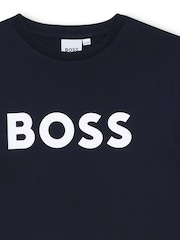 BOSS Logo Crew Neck Long Sleeve Sweatshirt - Imaginea 3 din 3