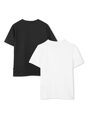 BOSS Black 2 Pack Logo Crew Neck Short Sleeve T-Shirts - Image 2 of 5