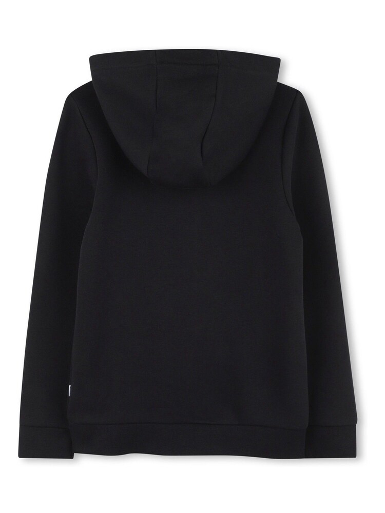 BOSS Black Logo Colourblock Zip Up Front Pocket Hoodie - Image 2 of 3 BOSS Black Logo Colourblock Zip Up Front Pocket Hoodie - Image 2 of 3