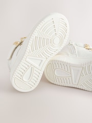 Baker by Ted Baker Girls White Charm Hi-Top Trainers - Image 6 of 6