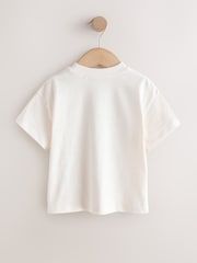 White Short Sleeve Pocket T-Shirt (3mths-7yrs) - Image 6 of 8