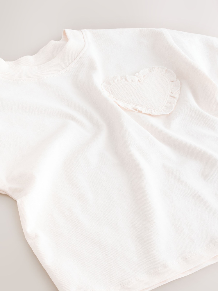 White Short Sleeve Pocket T-Shirt (3mths-7yrs) - Image 8 of 8