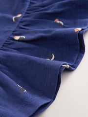 Navy Puffin Short Sleeve Peplum T-Shirt (3mths-7yrs) - Image 4 of 4