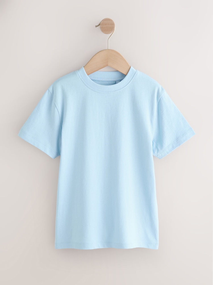 Blue/White/Navy/Black - حزمة من 4 تيشرتات بأكمام قصيرة (3-16 سنة) - صورة 2 من 8