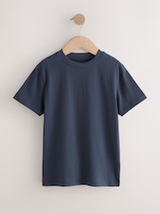 Blue/White/Navy/Black - حزمة من 4 تيشرتات بأكمام قصيرة (3-16 سنة) - صورة 4 من 8