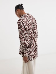 JD Williams Animal Printed Linen Shirt - Image 2 of 4