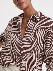 JD Williams Animal Printed Linen Shirt - Image 4 of 4