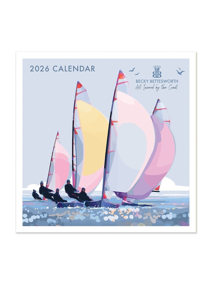 Portico Designs 2026 B Bettesworth Coastal Calendar & Slim Diary Set - Image 2 of 6 Portico Designs 2026 B Bettesworth Coastal Calendar & Slim Diary Set - Image 2 of 6