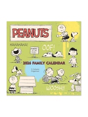 Portico Designs 2026 Peanuts Square Family Calendar  A5 Wiro Diary Set - Image 2 of 6