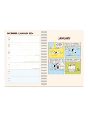Portico Designs 2026 Peanuts Square Family Calendar  A5 Wiro Diary Set - Image 6 of 6