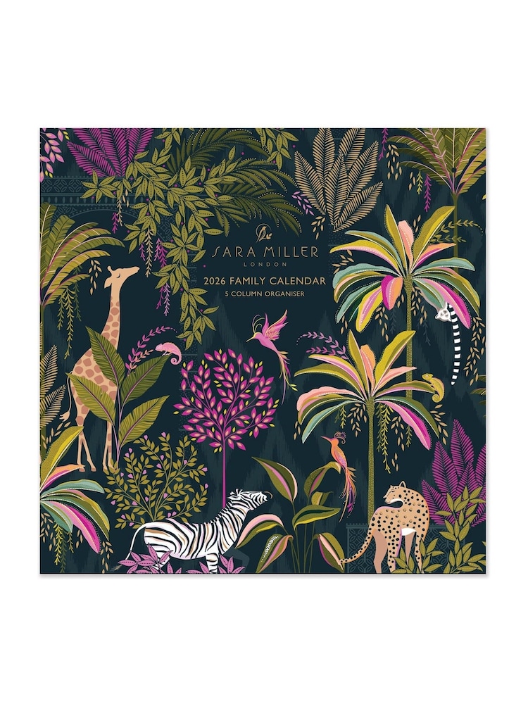 Sara Miller 2026 Square Family Organiser Calendar & Slim Diary Set - Image 2 of 6 Sara Miller 2026 Square Family Organiser Calendar & Slim Diary Set - Image 2 of 6