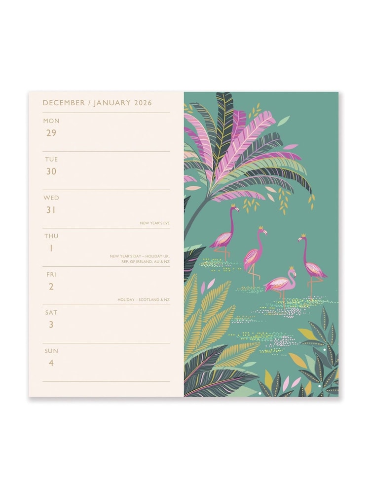 Sara Miller 2026 Square Family Organiser Calendar & Slim Diary Set - Image 6 of 6 Sara Miller 2026 Square Family Organiser Calendar & Slim Diary Set - Image 6 of 6