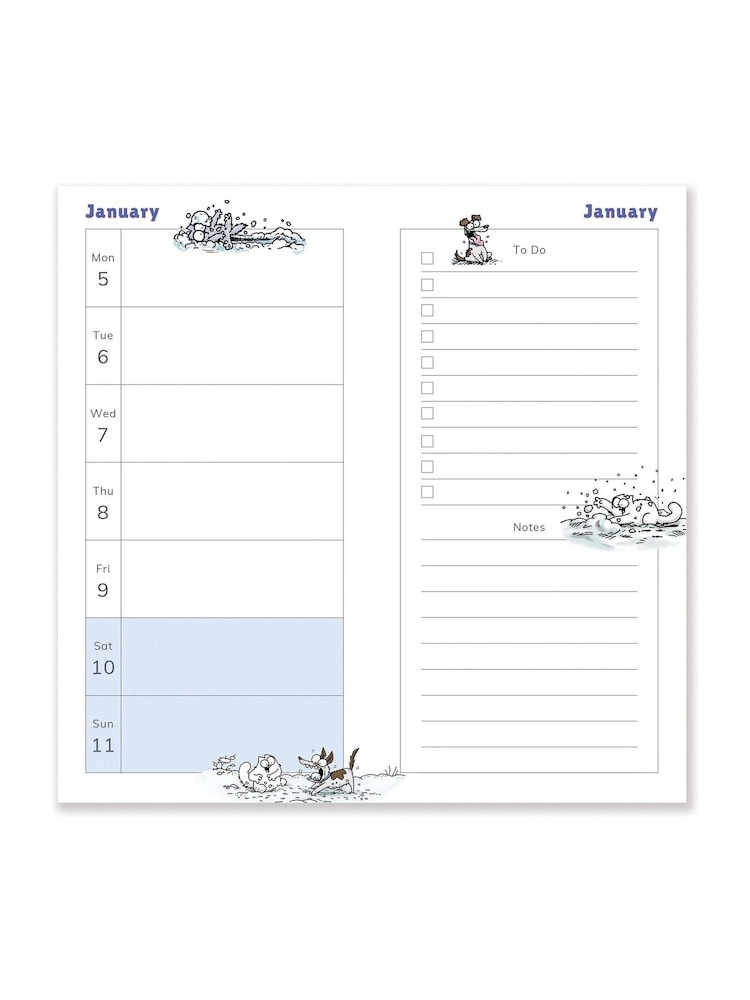 Portico Designs 2026 Simon's Cat Square Wall Calendar & Slim Diary Set - Image 6 of 6 Portico Designs 2026 Simon's Cat Square Wall Calendar & Slim Diary Set - Image 6 of 6