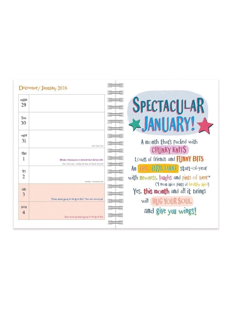 Portico Designs 2026 The Brightside Family Calendar & A5 Diary Set - Image 6 of 6 Portico Designs 2026 The Brightside Family Calendar & A5 Diary Set - Image 6 of 6