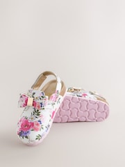 Baker by Ted Baker Floral Mocassin Mule Clog Sandals - Image 3 of 5