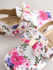 Baker by Ted Baker Floral Mocassin Mule Clog Sandals - Image 4 of 5