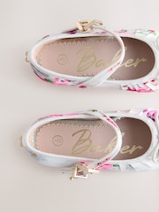 Baker by Ted Baker Floral Satin Mary Jane Occasion Shoes - Image 5 of 7