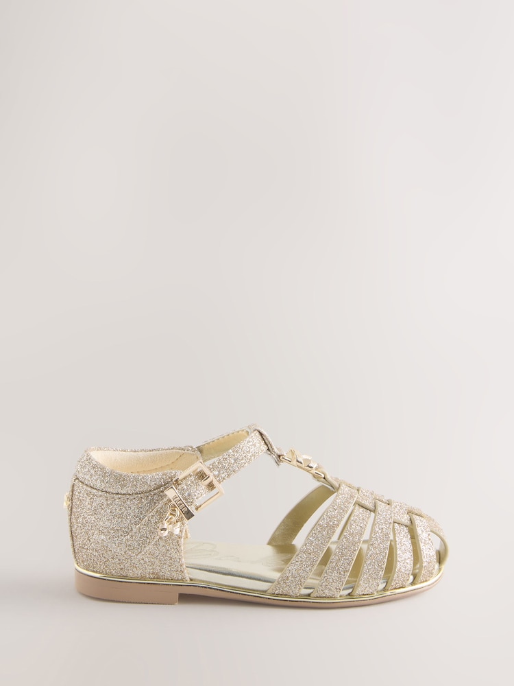 Baker by Ted Baker Ocassion Bow Charm Fisherman Sandals - Image 2 of 5