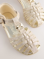 Baker by Ted Baker Ocassion Bow Charm Fisherman Sandals - Image 3 of 5