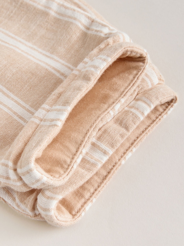 White/Orange Stripe Shirt and Trousers Baby Set (0mths-3yrs) - Image 12 of 12 White/Orange Stripe Shirt and Trousers Baby Set (0mths-3yrs) - Image 12 of 12