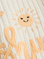 Yellow My Sunshine Knitted Embroidered Baby Cardigan - Image 4 of 7