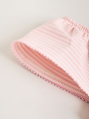 Pink Character All Over Printed Button Through Jersey Baby Rompers 4 Pack - Image 13 of 14