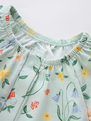 Yellow and Blue Floral Fairy Mouse 4 Pack Jersey Baby Rompers 4 Pack - Image 10 of 14