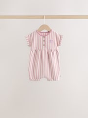 Minnie Mouse Embroidered Jersey Baby Rompers 3 Pack - Image 2 of 12