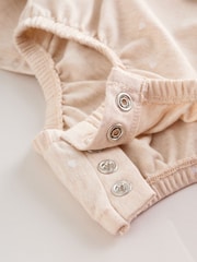 Pink Bear Embroidered - Zestaw 3 par śpioszków niemowlęcych z jerseyu - Obraz 11 z 16