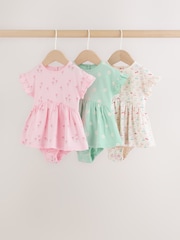 Rosa hjertetrykk - Jersey sparkebukser 3 -pakke - Bilde 1 av 11