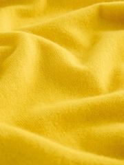 أصفر - كنزة من الكشمير 100% بياقة بحافة مستديرة من N.Premium - صورة 7 من 8