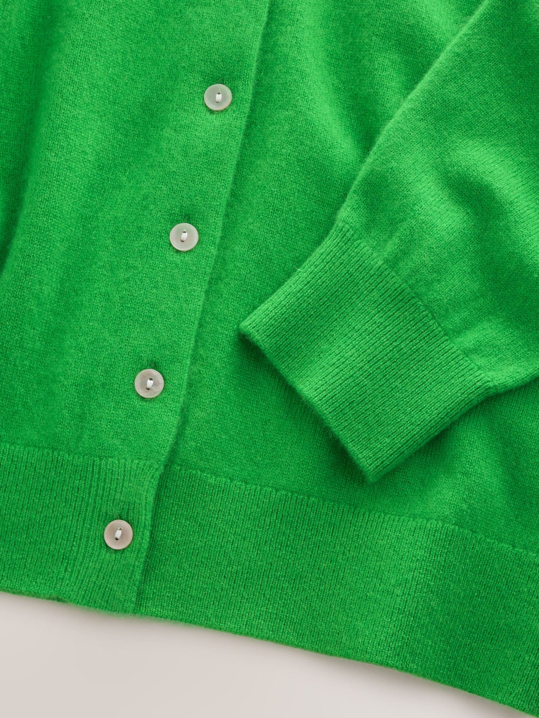 Cumpără Verde - Cardigan N. Premium din cașmir 100% cu mânecă