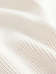 Ecru Supersoft Tie Front Knitted Cardigan - Image 2 of 3