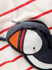 نقشة حيوان بفن ونمط مخطط بلون بيج فاتح/أحمر - Short Sleeve Bag T-Shirt (3mths-7yrs) - صورة 7 من 8