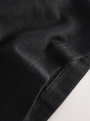 Black/White Relaxed Fit Short Sleeve T-Shirt (3-16yrs) - Image 8 of 8