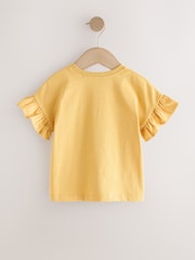 Ochre Yellow Strawberry Short Sleeve T-Shirt (3mths-7yrs) - Image 5 of 7