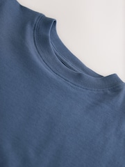 Mid Blue Relaxed Fit Short Sleeve T-Shirt (3-16yrs) - Image 3 of 4