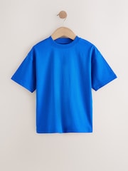 Blue Cobalt Relaxed Fit Short Sleeve T-Shirt (3-16yrs) - Image 1 of 4
