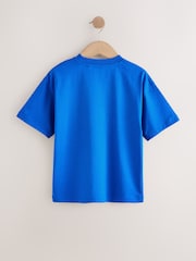 Blue Cobalt Relaxed Fit Short Sleeve T-Shirt (3-16yrs) - Image 2 of 4