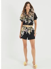 River Island Black Floral Blouse - Image 1 of 4