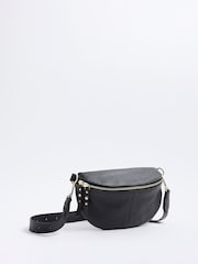 River Island Leather Cross-Body Bum Bag - Imagem 4 de 6